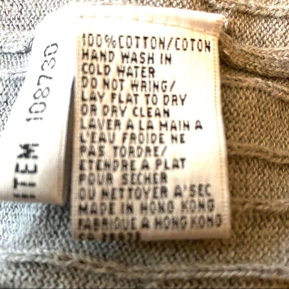 2/$25- GADDY Sport 100% Cotton Mock Neck Knit Top - Picture 6 of 7